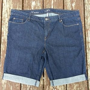 LOFT Shorts - Ann Taylor LOFT Bermunda Jean Shorts LOFT Shorts - Ann Taylor LOFT Bermunda Jean Shorts
